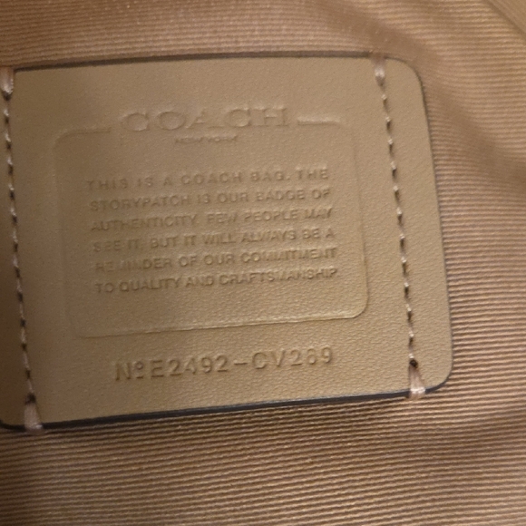 Coach Beige Tote with Colorful Snail Design - Picture 3 of 6